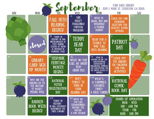 September Calendar 1 